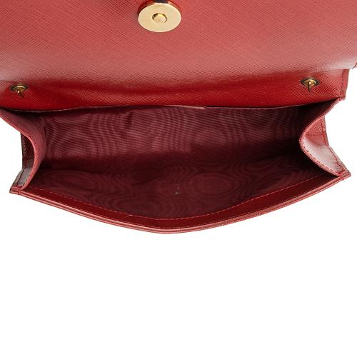 Salvatore Ferragamo Saffiano Miss Vara Mini Shoulder Bag