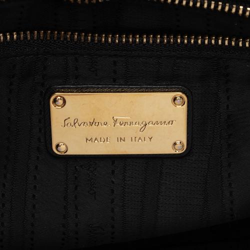 Salvatore Ferragamo Saffiano Sandrine Medium Shoulder Bag