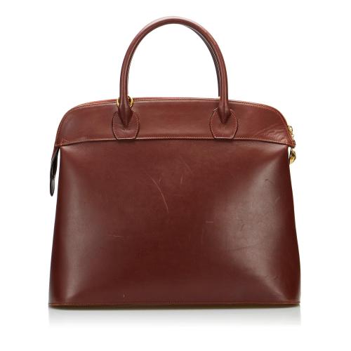 Salvatore Ferragamo Studded Leather Satchel