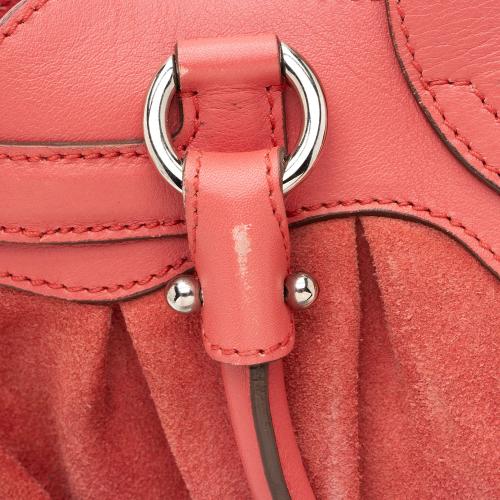 Salvatore Ferragamo Suede Gancini Mini Satchel - FINAL SALE