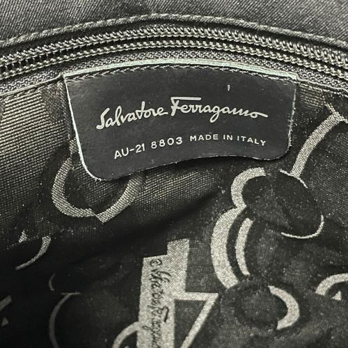 Salvatore Ferragamo Vara Chain Nylon Tote Bag