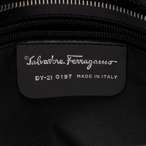 Salvatore Ferragamo Vintage Canvas Gancini Tote