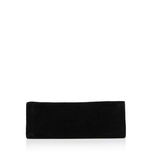 Salvatore Ferragamo Vintage Suede Gancini Diana Clutch