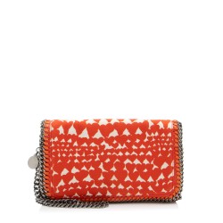 Stella McCartney Lipstick Heart Canvas Falabella Crossbody