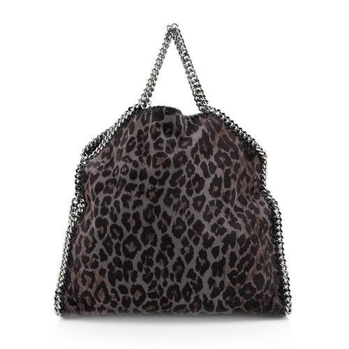 Stella McCartney Leopard Print Faux Calf Hair Falabella Tote - FINAL SALE