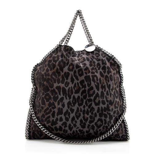 Stella McCartney Leopard Print Faux Calf Hair Falabella Tote - FINAL SALE