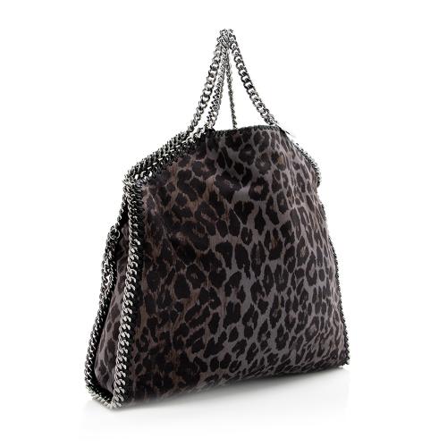 Stella McCartney Leopard Print Faux Calf Hair Falabella Tote - FINAL SALE