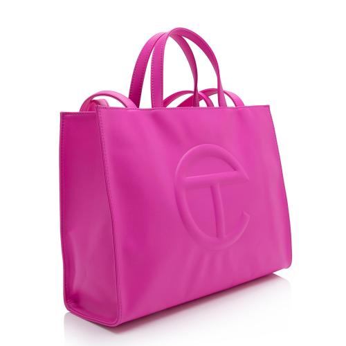 Telfar Faux Leather Medium Shopping Tote