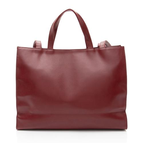 Telfar Faux Leather Medium Shopping Tote