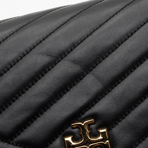 Tory Burch Chevron Leather Kira Large Shoulder Bag