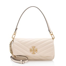 Tory Burch Chevron Leather Kira Small Flap Bag