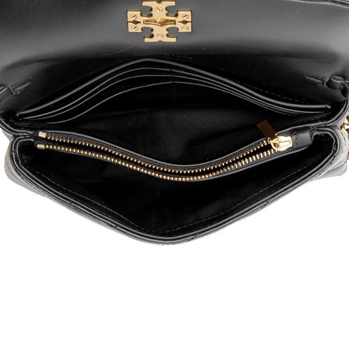 Tory Burch Chevron Leather Kira Wallet on Chain Bag