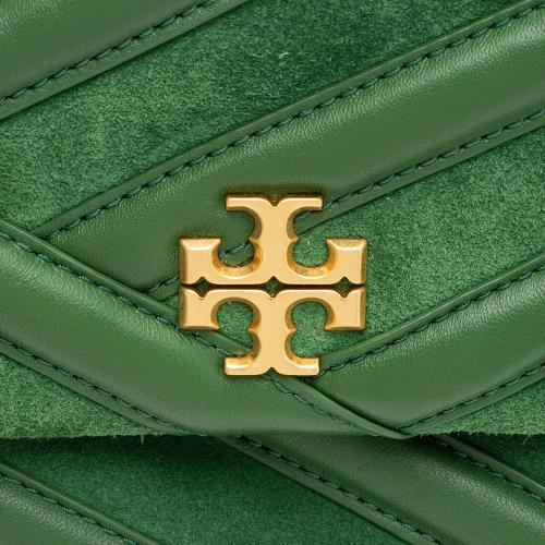 Tory Burch Chevron Leather Suede Kira Small Shoulder Bag