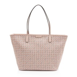 Tory Burch Coated Canvas Ever Ready Zip Top Tote