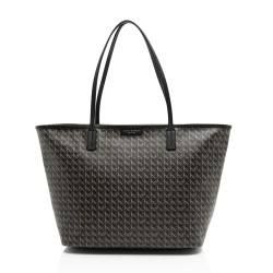 Tory Burch Coated Canvas Ever Ready Zip Top Tote