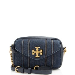 Tory Burch Denim Kira Mini Camera Bag