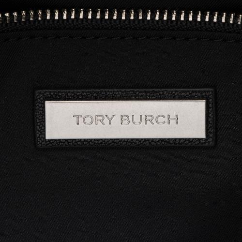 Tory Burch Distressed Leather Chevron Fleming Tote