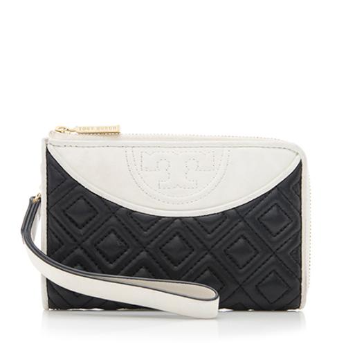 Tory Burch Fleming Top Zip Smartphone Wristlet