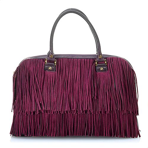 Tory Burch Fringe Satchel Handbag