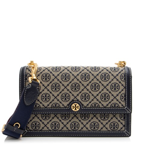 Tory Burch T Monogram Canvas Medium Crossbody