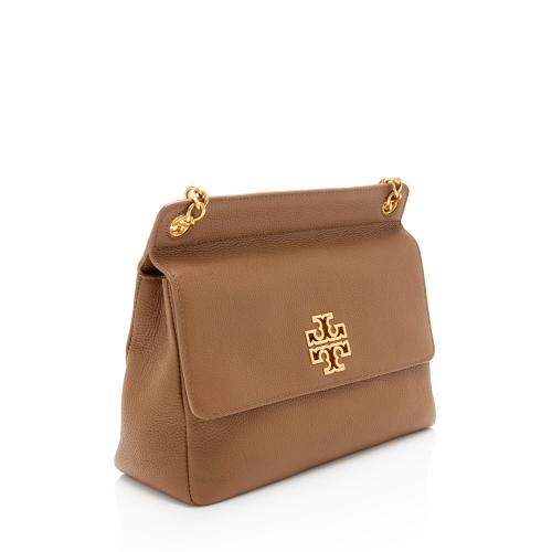 Tory Burch Leather Britten Flap Bag