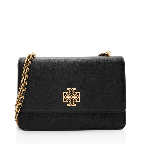 Tory Burch Leather Britten Medium Shoulder Bag