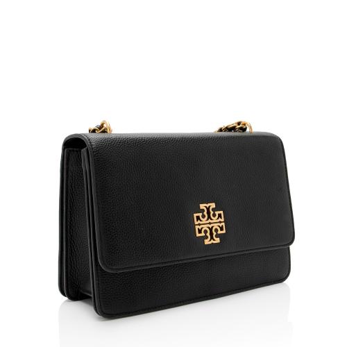 Tory Burch Leather Britten Medium Shoulder Bag