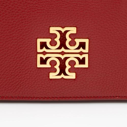 Tory Burch Leather Britten Small Shoulder Bag