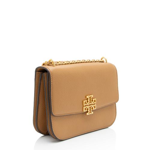 Tory Burch Leather Britten Small Shoulder Bag