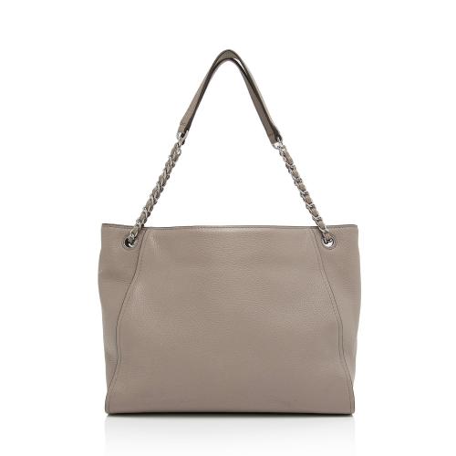 Tory Burch Leather Britten Small Slouchy Tote