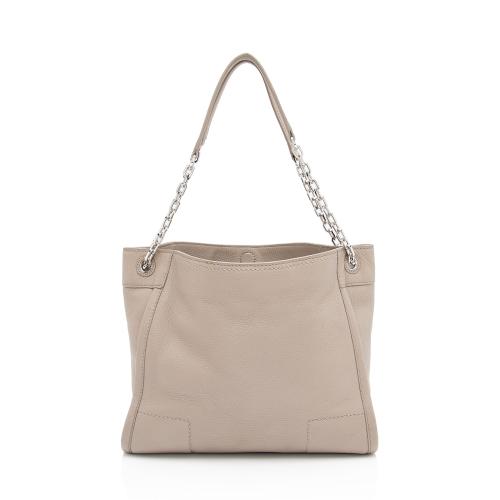 Tory Burch Leather Britten Small Slouchy Tote