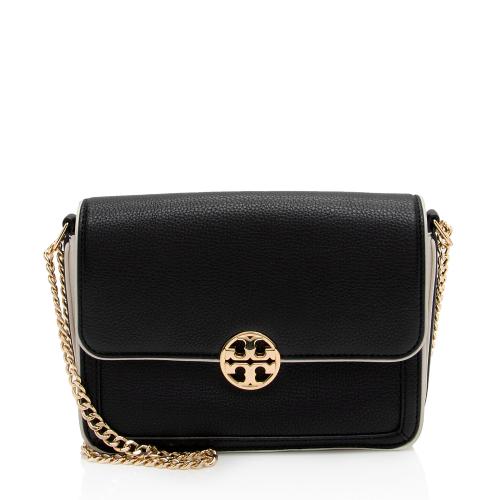 Tory Burch Leather Chelsea Duet Chain Shoulder Bag