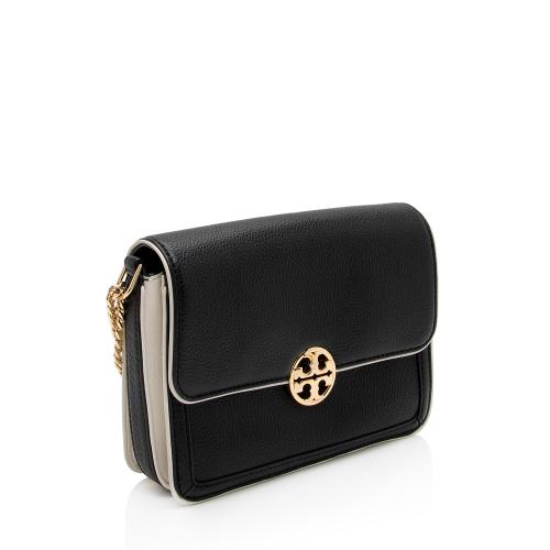 Tory Burch Leather Chelsea Duet Chain Shoulder Bag