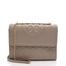 Tory Burch Leather Fleming Convertible Shoulder Bag