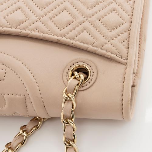 Tory Burch Leather Fleming Medium Shoulder Bag