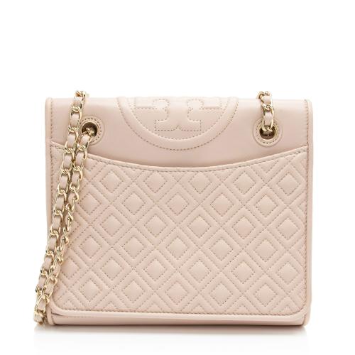 Tory Burch Leather Fleming Medium Shoulder Bag