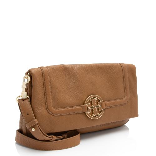 Tory Burch Leather Fold Over Amanda Crossbody