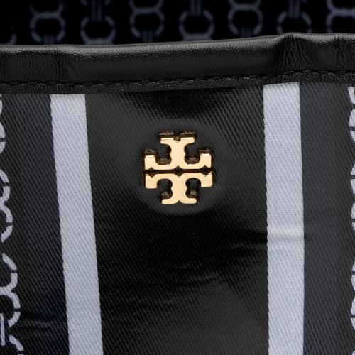 Tory Burch Leather Gemini Chain Print Tote