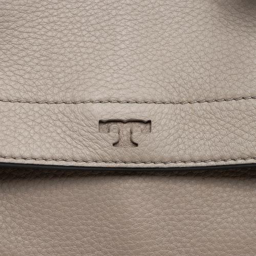 Tory Burch Leather Half Moon Medium Satchel