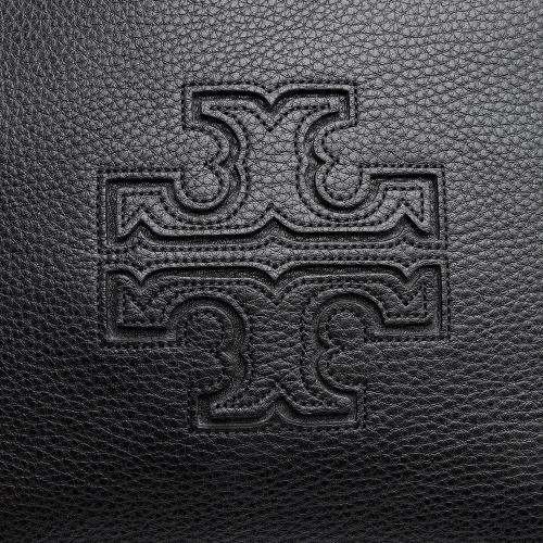 Tory Burch Leather Harper Center Zip Tote