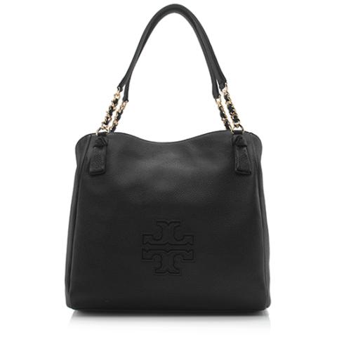 Tory Burch Leather Harper Center-Zip Tote