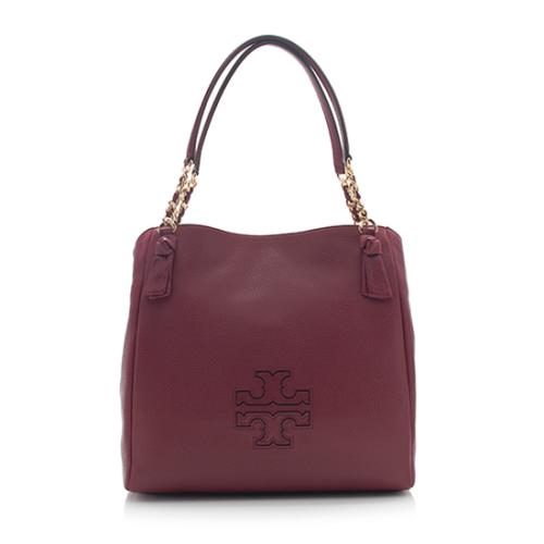 Tory Burch Leather Harper Center-Zip Tote