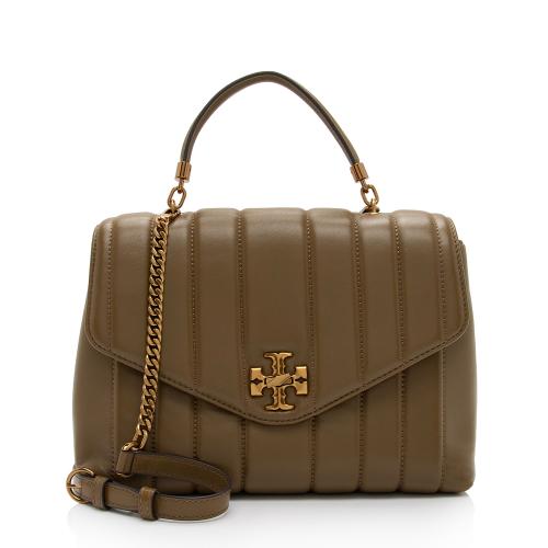 Tory Burch Leather Kira Medium Top Handle