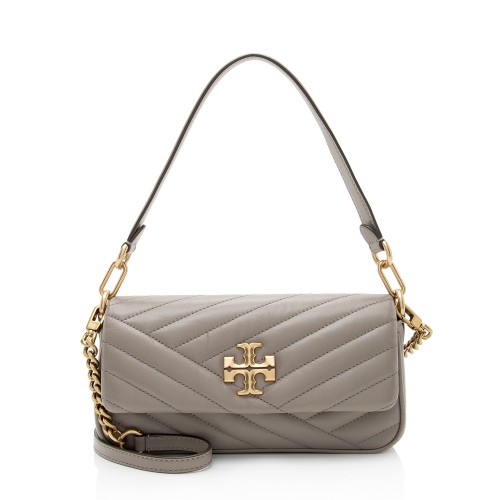 Tory Burch Chevron Leather Kira Small Flap Bag