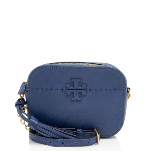 Tory Burch Leather McGraw Camera Bag