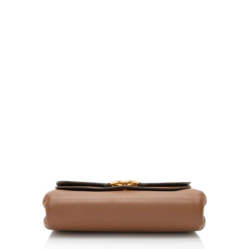 Tory Burch Leather Miller Flap Crossbody