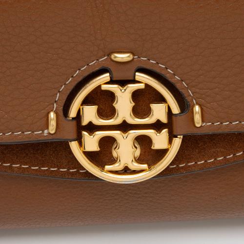 Tory Burch Leather Miller Flap Crossbody