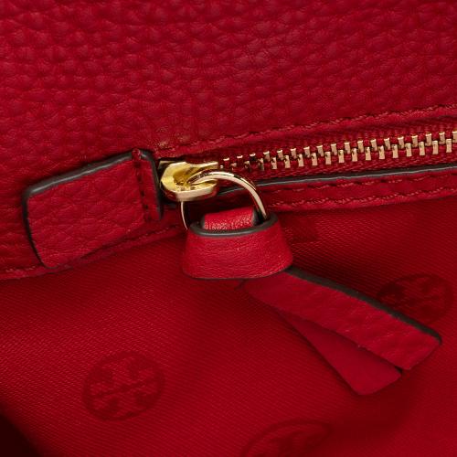 Tory Burch Leather Robinson Triple Zip Dome Satchel