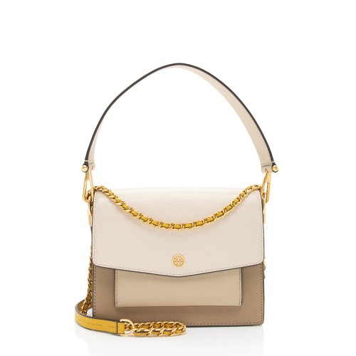 Tory Burch Leather Robinson Top Handle