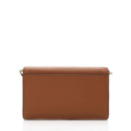 Tory Burch Leather Thea Flat Wallet Crossbody